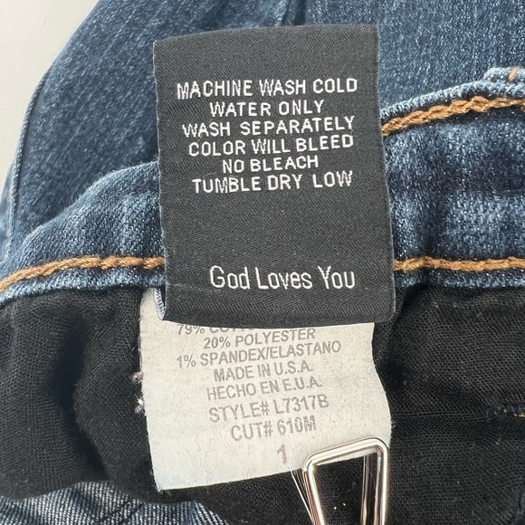 Flying Monkey Skinny Jeans Size 1 Junior's - Picture 6 of 6